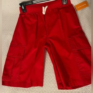 Gymboree boys red cargo shorts size 10